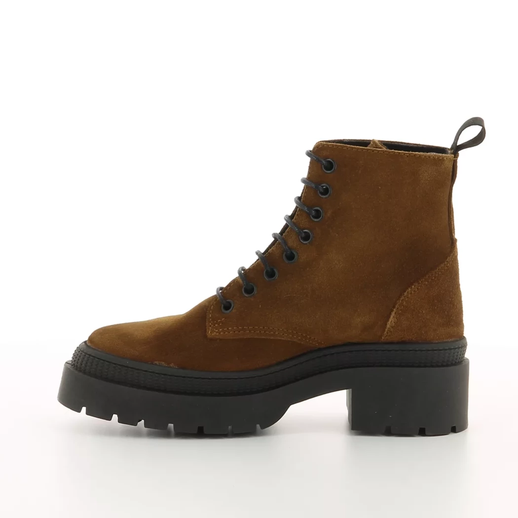 Image (4) de la chaussures Victoria - Bottines Cuir naturel / Cognac en Cuir nubuck