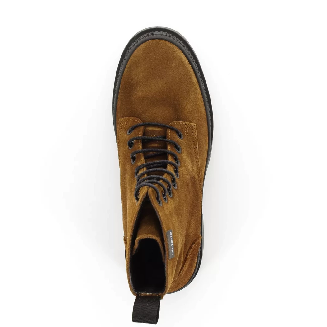 Image (6) de la chaussures Victoria - Bottines Cuir naturel / Cognac en Cuir nubuck