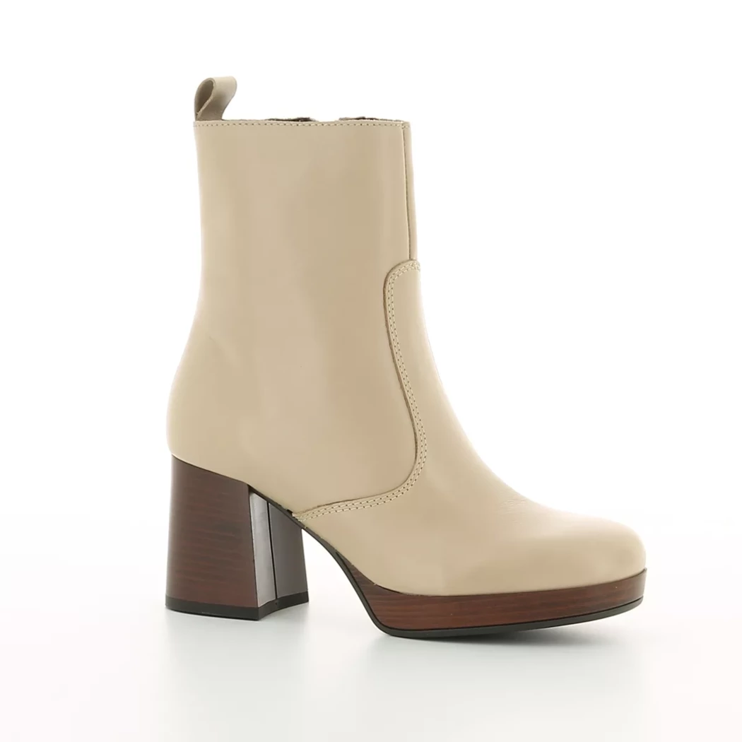 Image (1) de la chaussures Bull Boxer - Boots Beige en Cuir