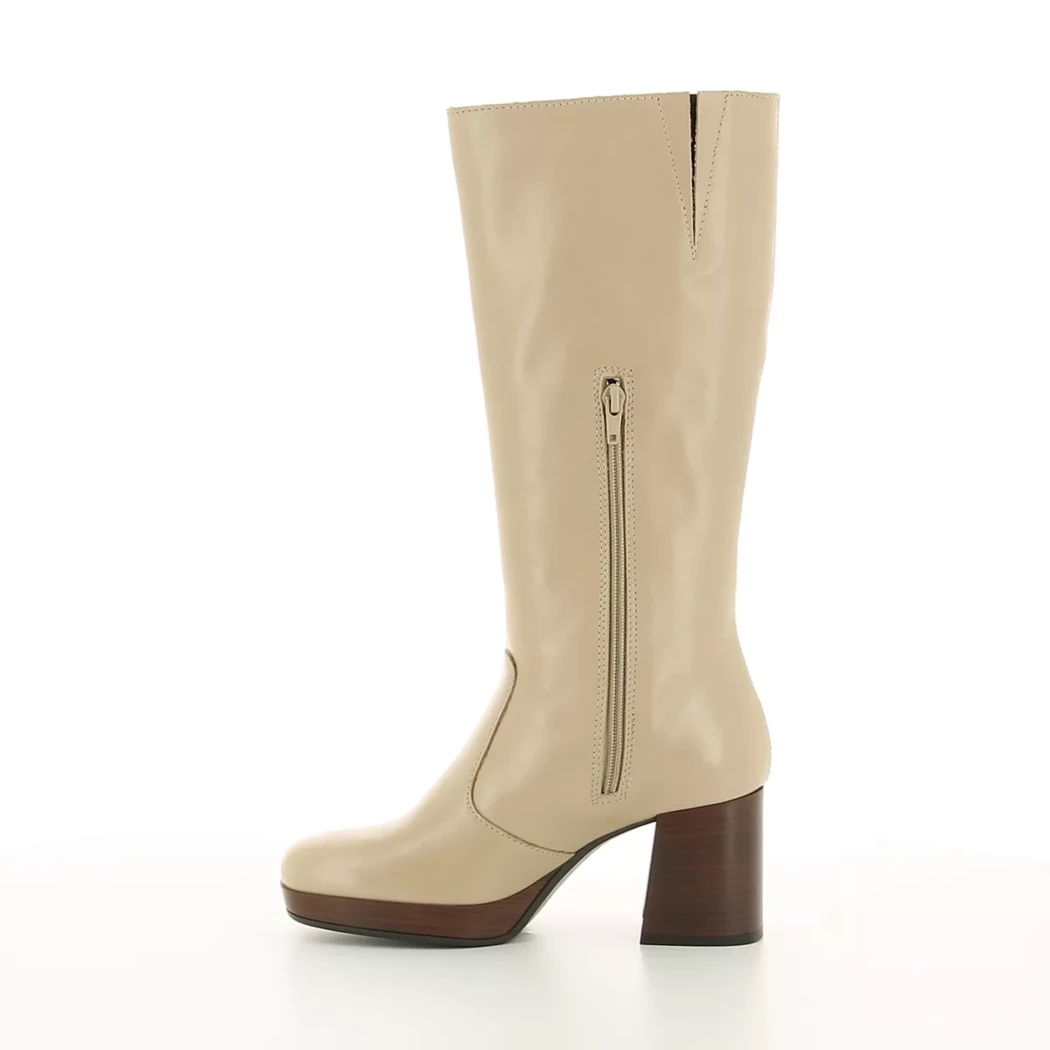 Image (4) de la chaussures Bull Boxer - Bottes Beige en Cuir