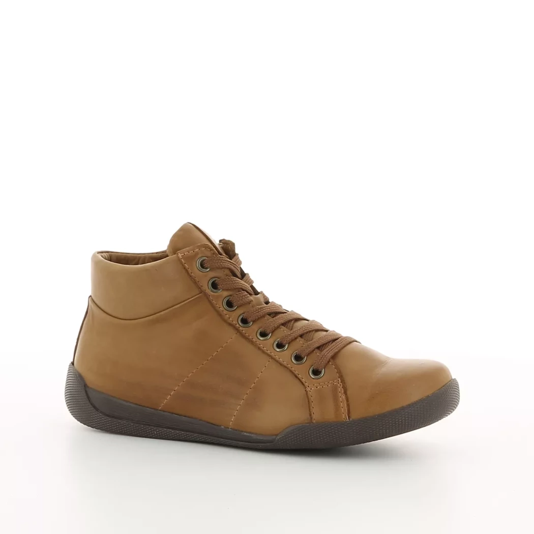 Image (1) de la chaussures Andrea Conti - Bottines Cuir naturel / Cognac en Cuir