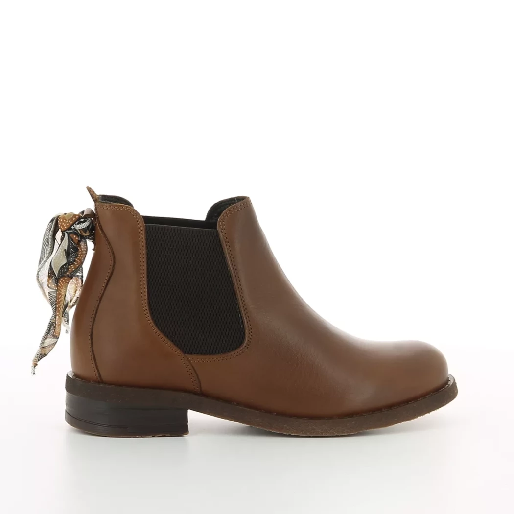 Image (2) de la chaussures Goodstep - Boots Cuir naturel / Cognac en Cuir