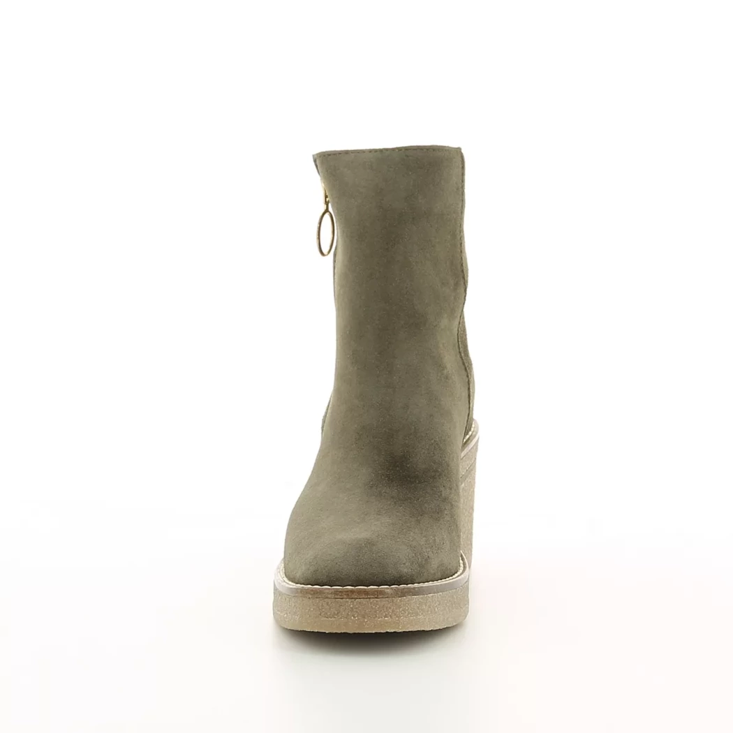 Image (5) de la chaussures Alpe - Boots Vert en Cuir nubuck