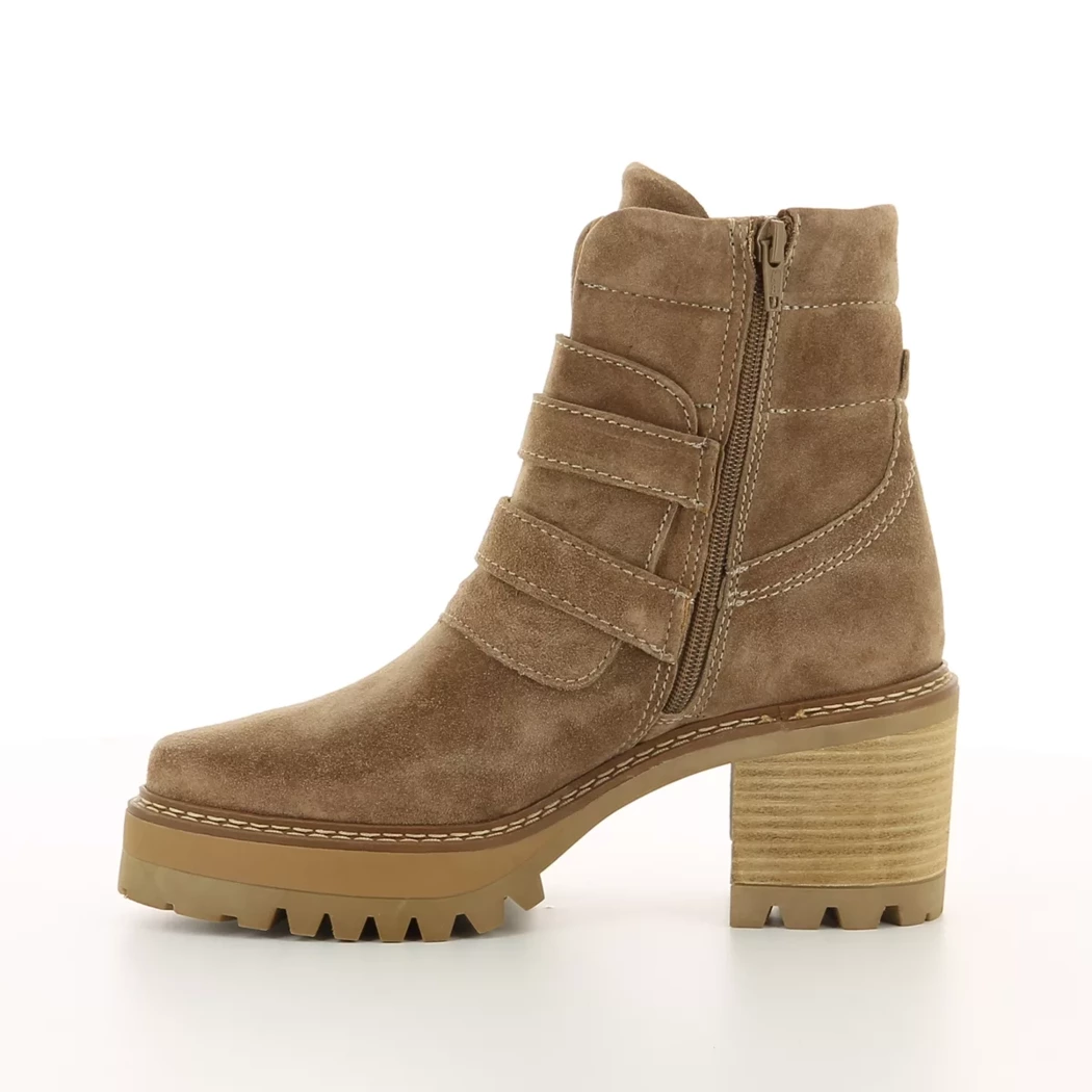 Image (4) de la chaussures Alpe - Boots Taupe en Cuir nubuck