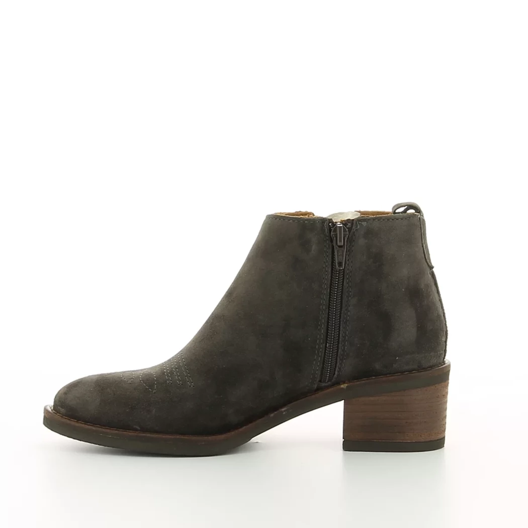 Image (4) de la chaussures Alpe - Boots Gris en Cuir nubuck