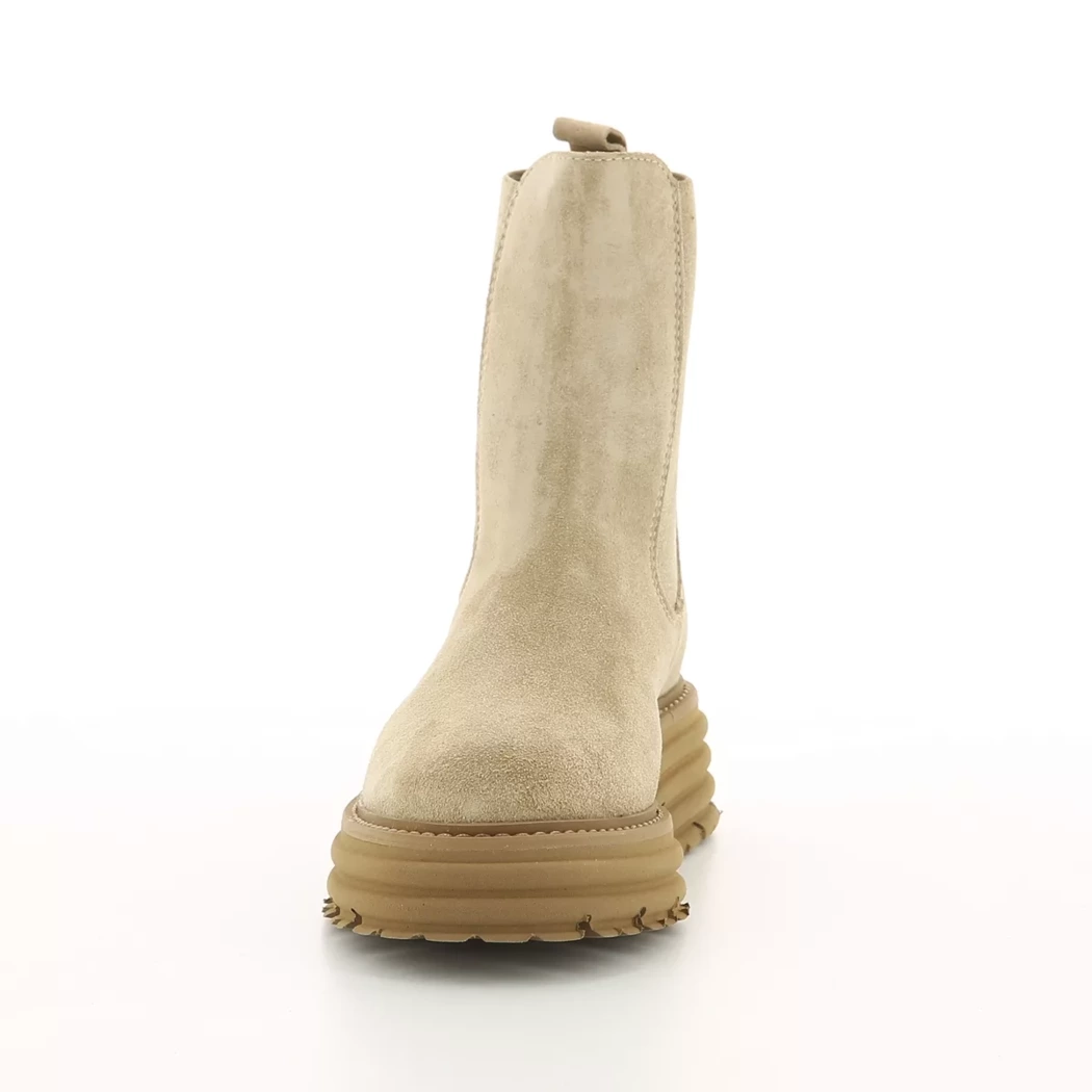 Image (5) de la chaussures Alpe - Boots Beige en Cuir nubuck