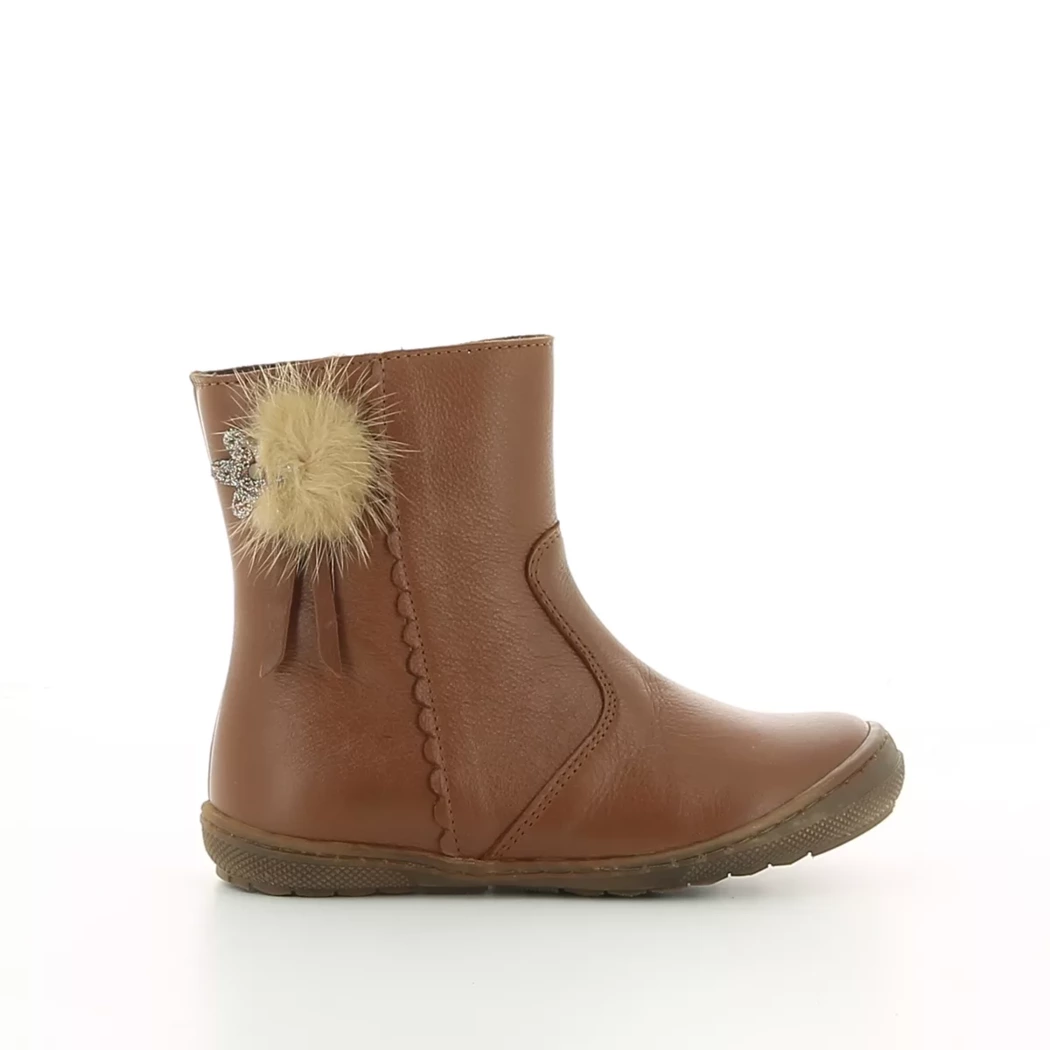 Image (2) de la chaussures Little David - Boots Cuir naturel / Cognac en Cuir