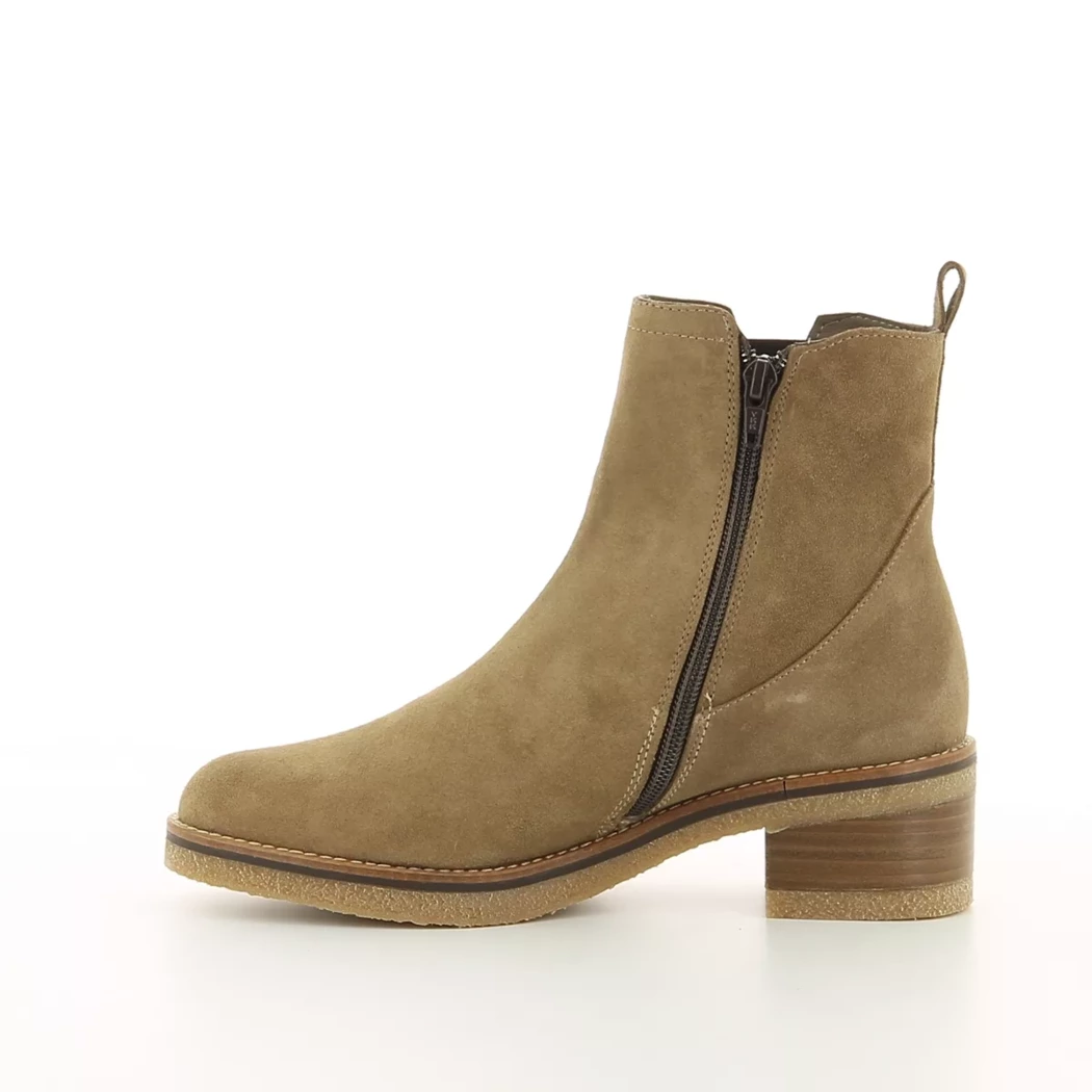 Image (4) de la chaussures Patricia Miller - Boots Taupe en Cuir nubuck