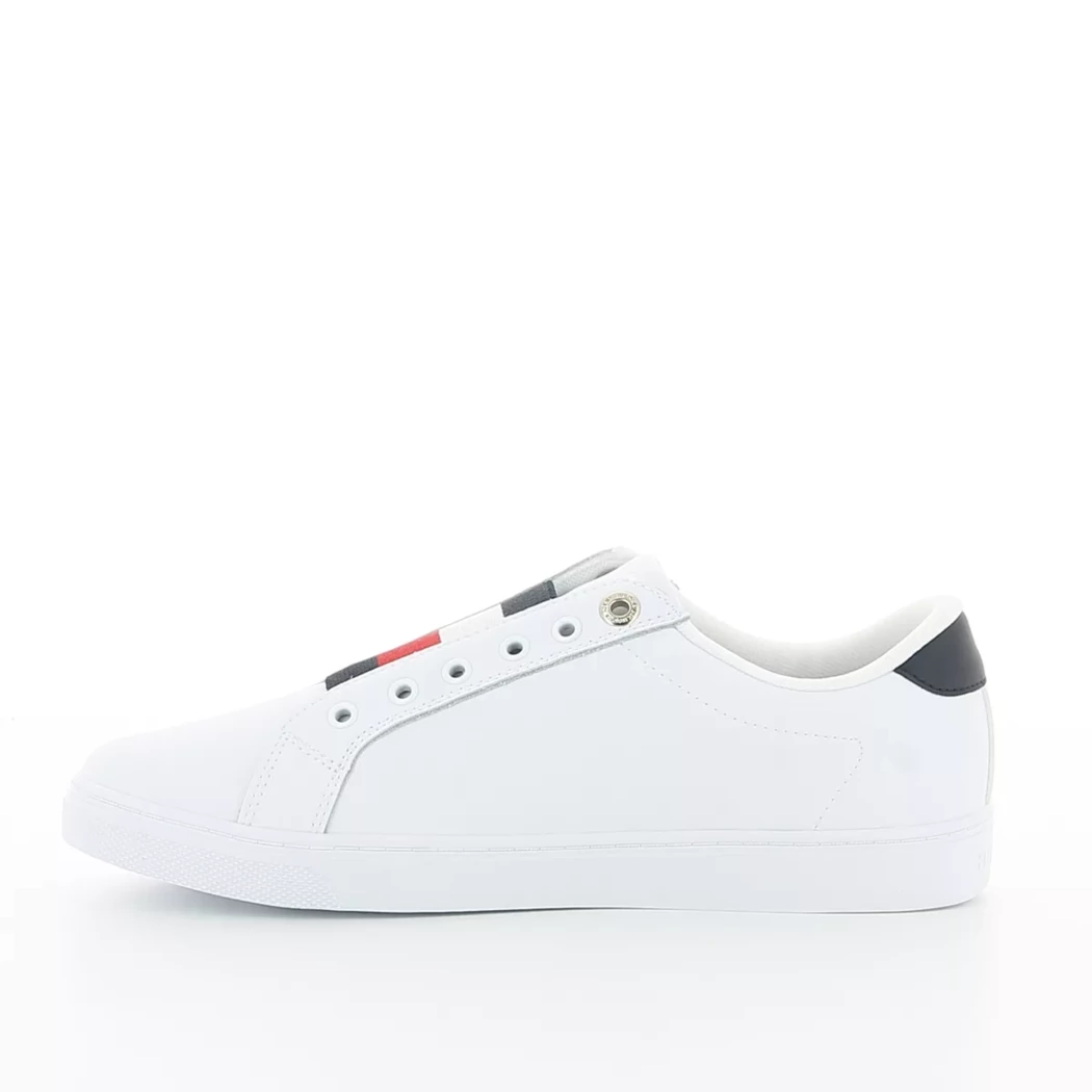 Image (4) de la chaussures Tommy Hilfiger - Baskets Blanc en Cuir