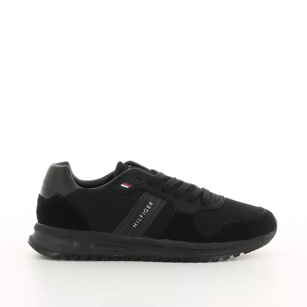 Image (2) de la chaussures Tommy Hilfiger - Baskets Noir en Cuir nubuck