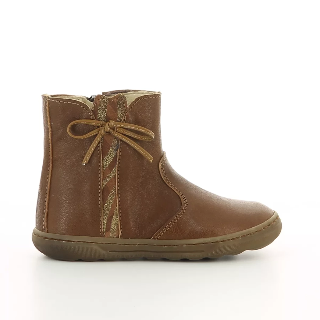 Image (2) de la chaussures Gazzoli - Boots Cuir naturel / Cognac en Cuir