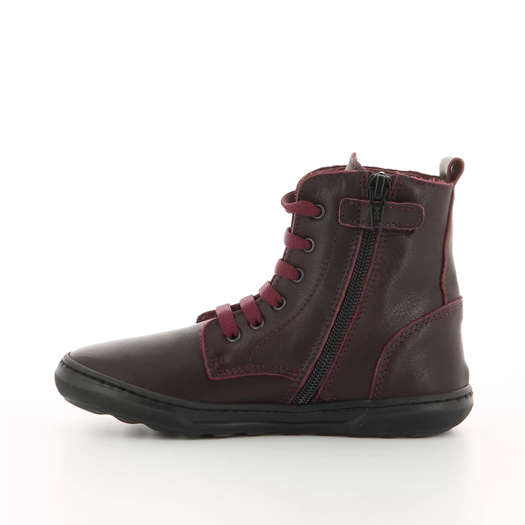 Image (4) de la chaussures Gazzoli - Bottines Bordeaux en Cuir