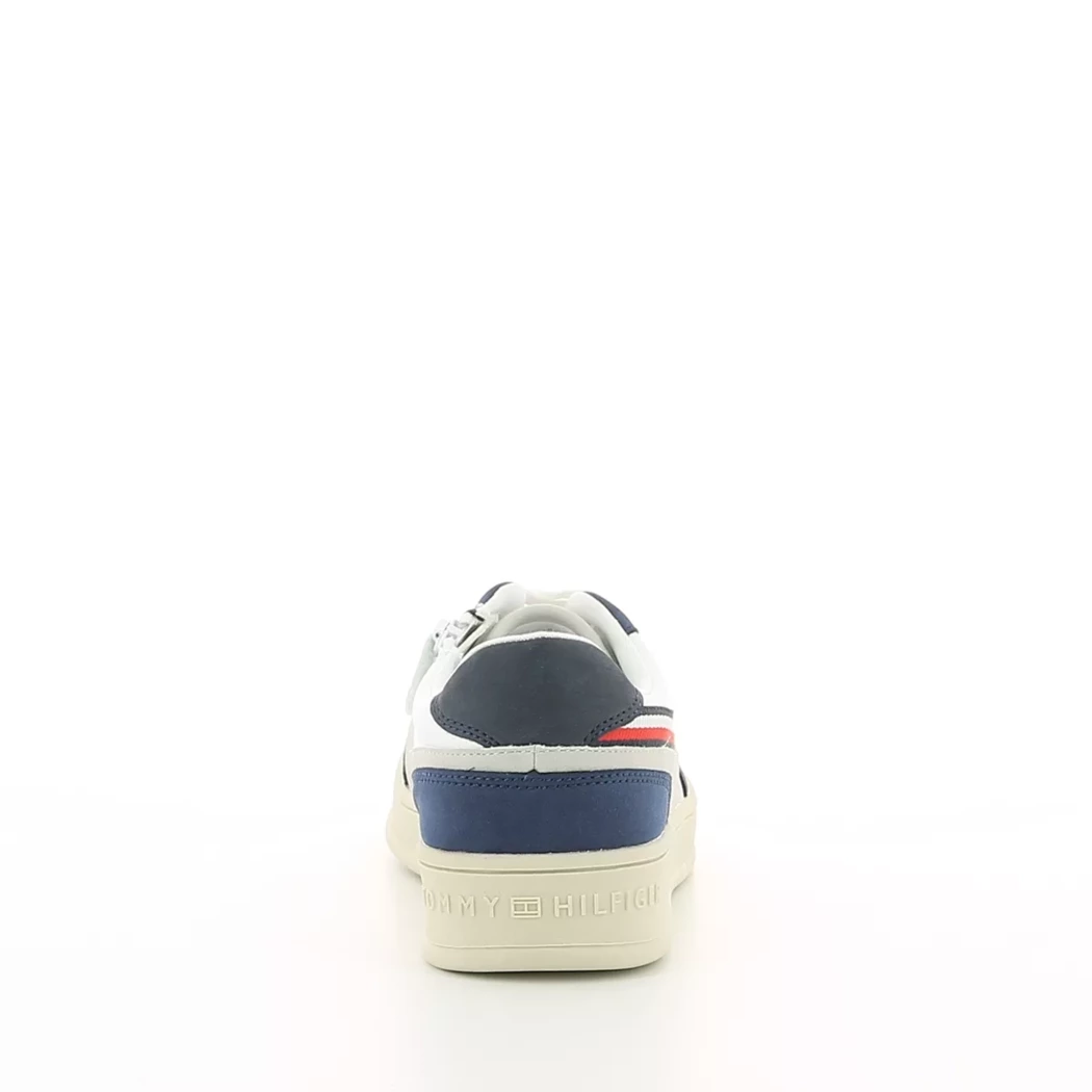 Image (3) de la chaussures Tommy Hilfiger - Baskets Bleu en Cuir synthétique