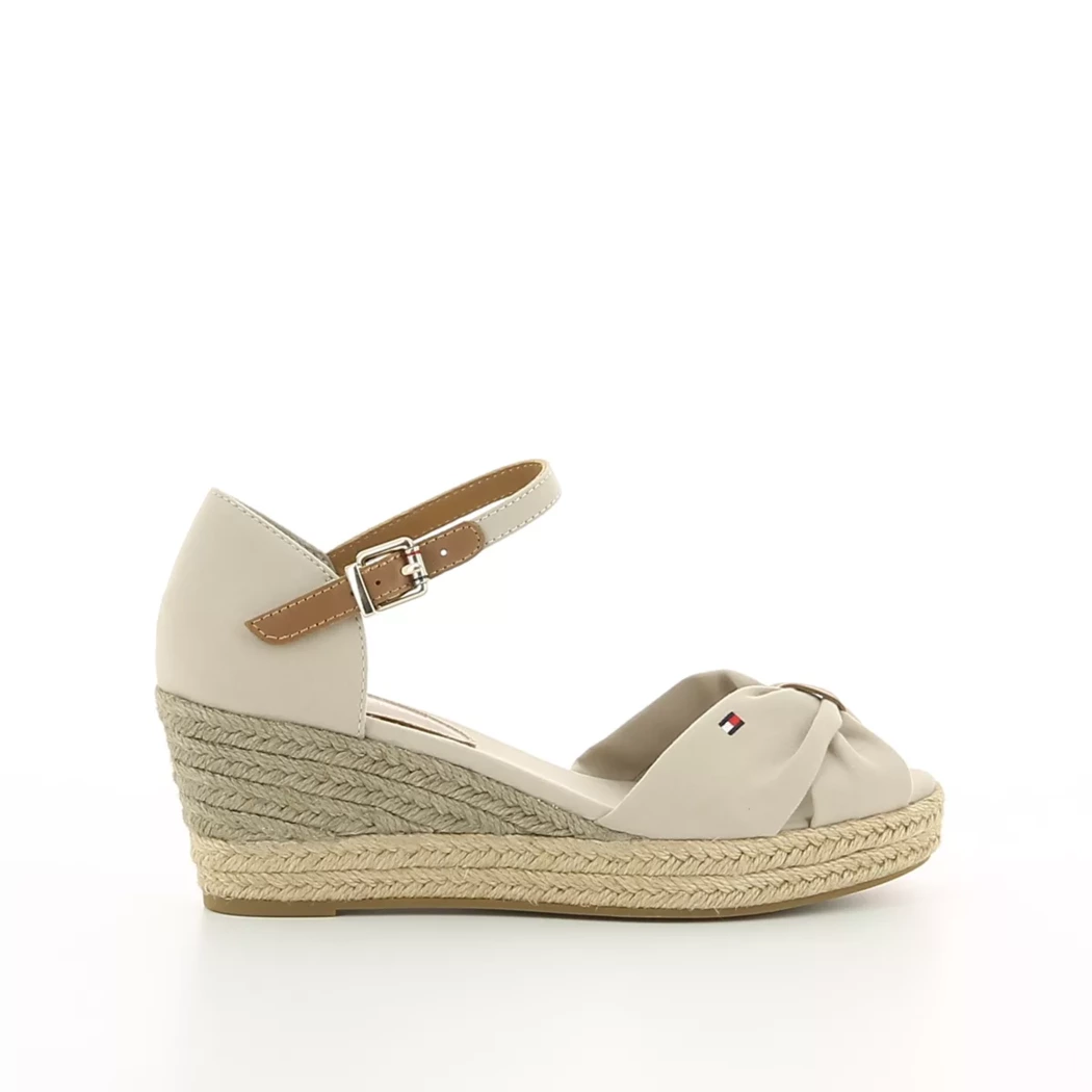 Image (2) de la chaussures Tommy Hilfiger - Sandales et Nu-Pieds Beige en Textile