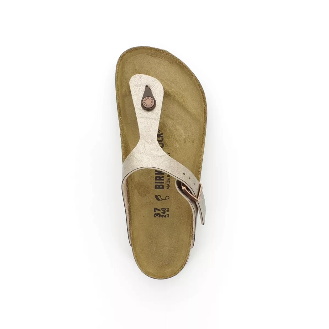 Image (6) de la chaussures Birkenstock - Mules et Sabots Taupe en Cuir synthétique