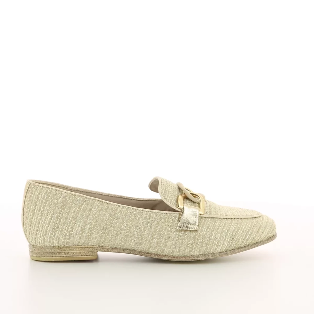 Image (2) de la chaussures Tamaris - Mocassins Beige en Textile