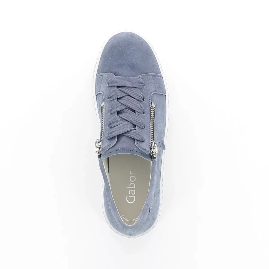 Image (6) de la chaussures Gabor - Baskets Bleu en Cuir nubuck