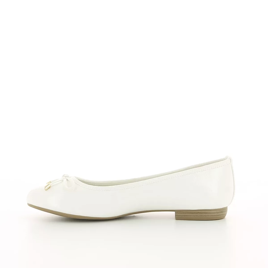 Image (4) de la chaussures Marco Tozzi - Ballerines Blanc en Cuir synthétique