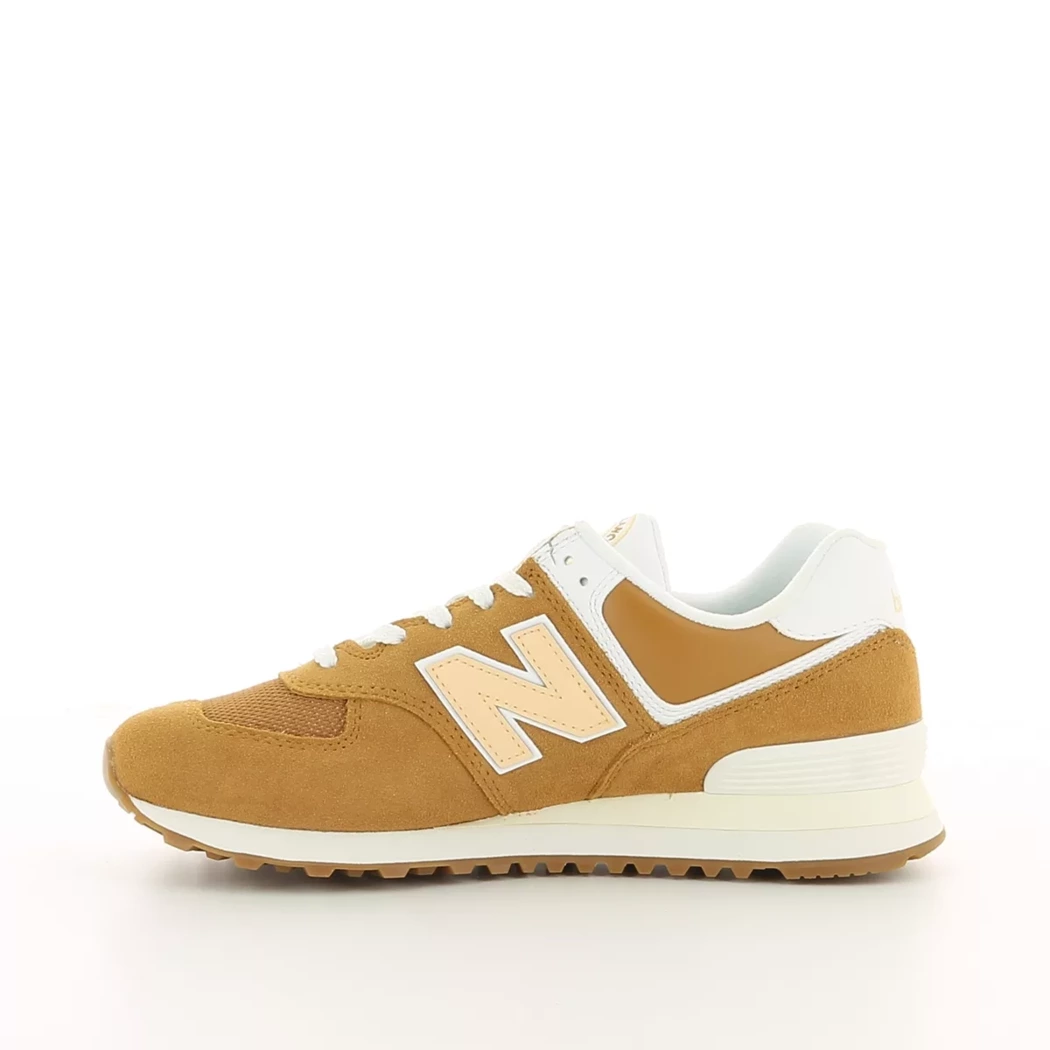 Image (4) de la chaussures New Balance - Baskets Cuir naturel / Cognac en Cuir nubuck