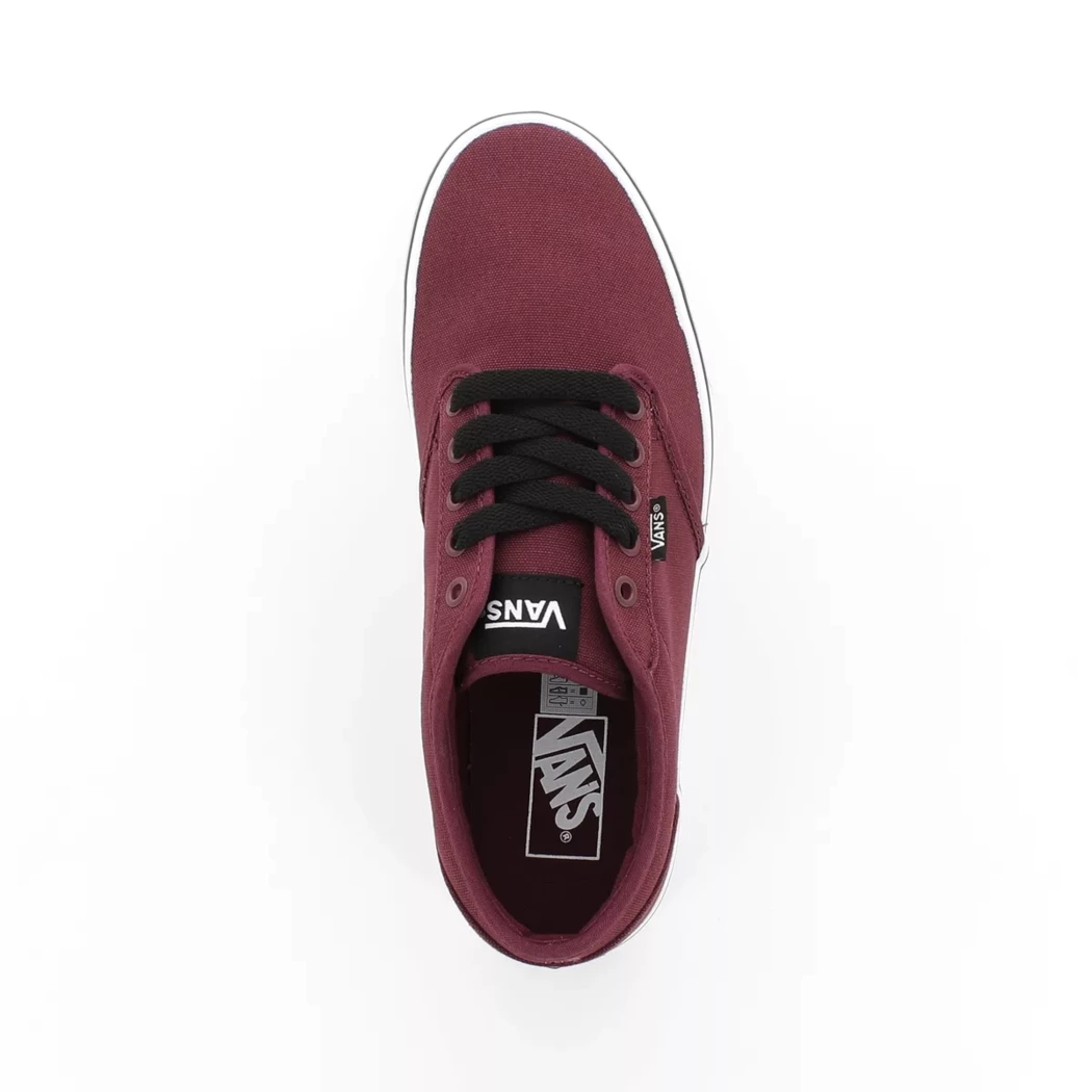 Image (6) de la chaussures Vans - Baskets Bordeaux en Textile