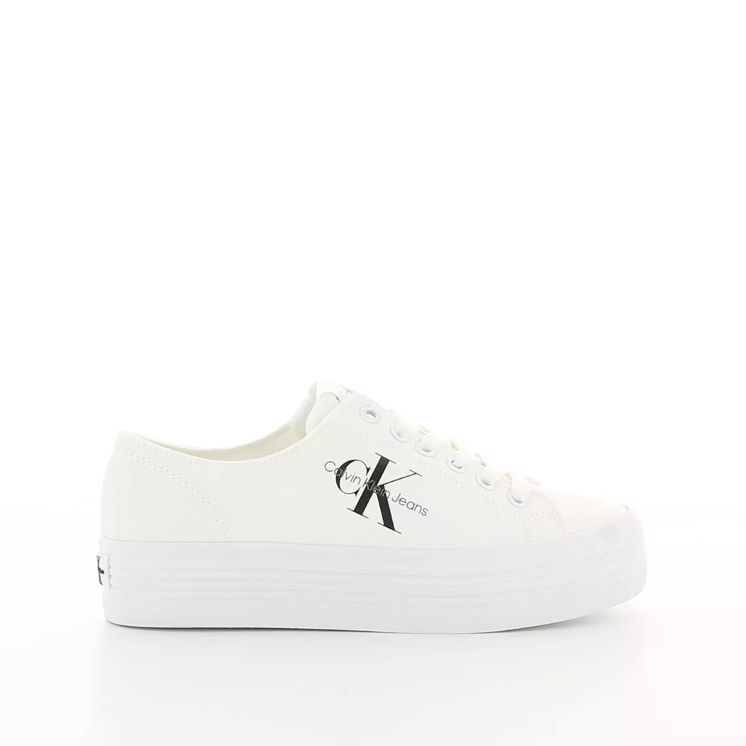 Image (2) de la chaussures Calvin Klein - Baskets Blanc en Textile