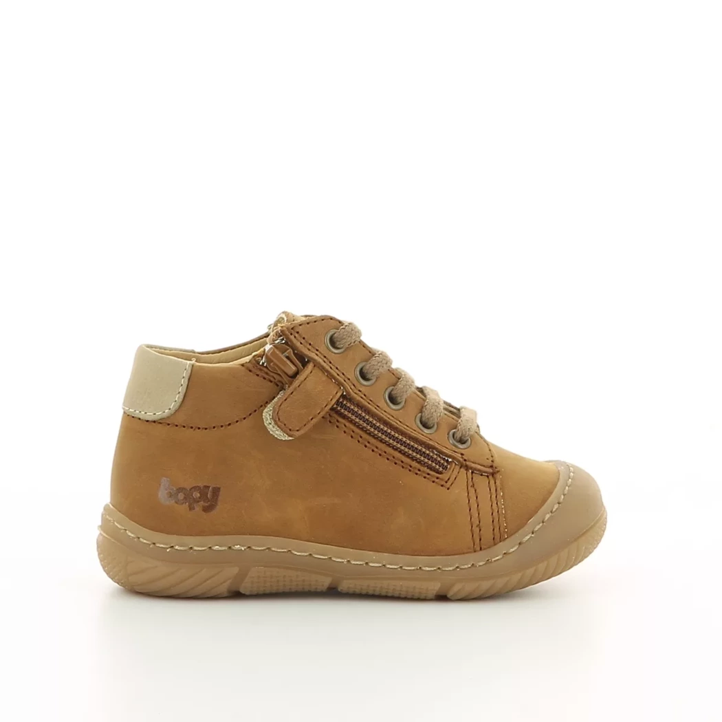 Image (2) de la chaussures Bopy - Bottines Cuir naturel / Cognac en Cuir nubuck