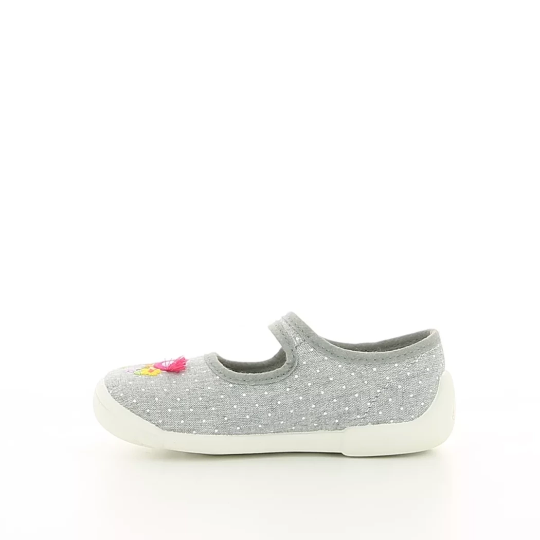 Image (4) de la chaussures Vul ladi - Ballerines Gris en Textile