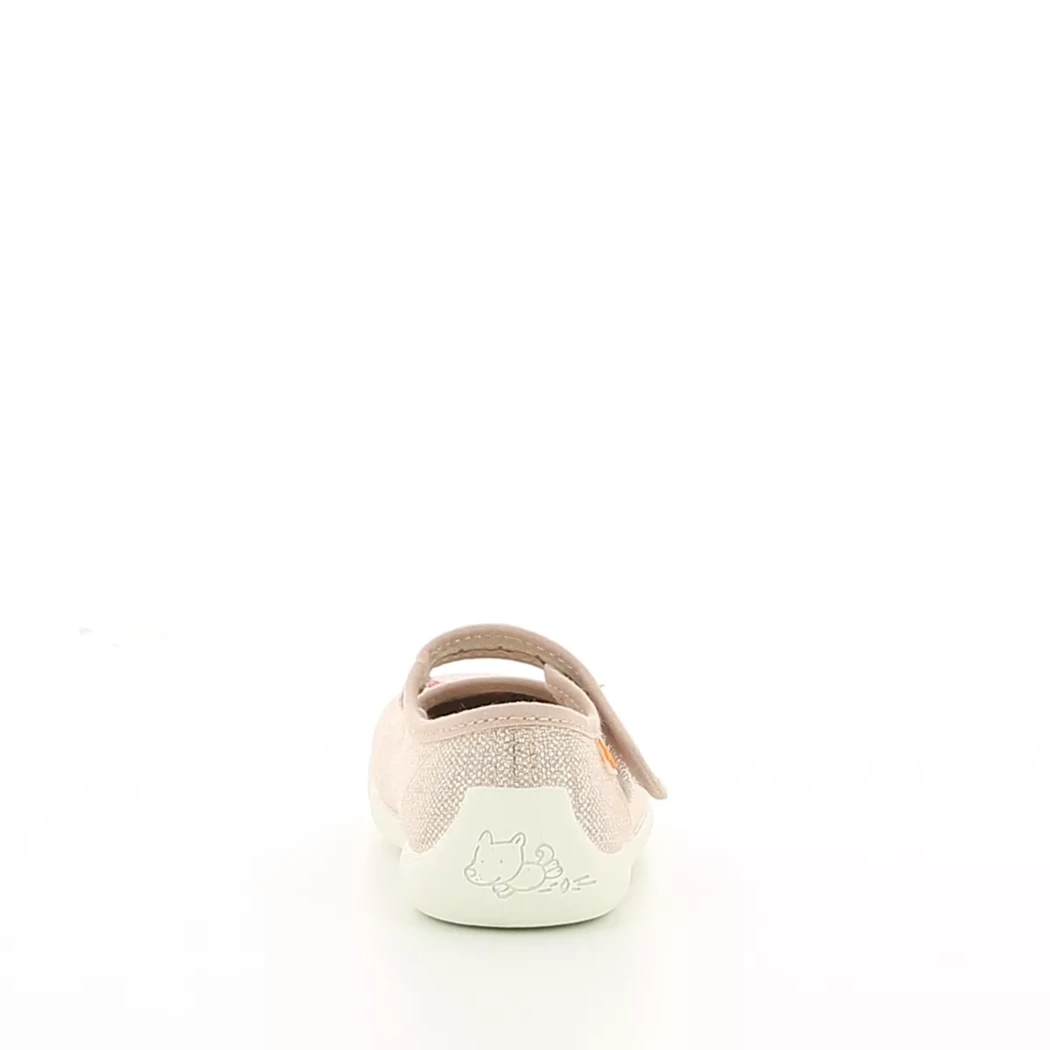 Image (3) de la chaussures Vulladi - Ballerines Rose en Textile