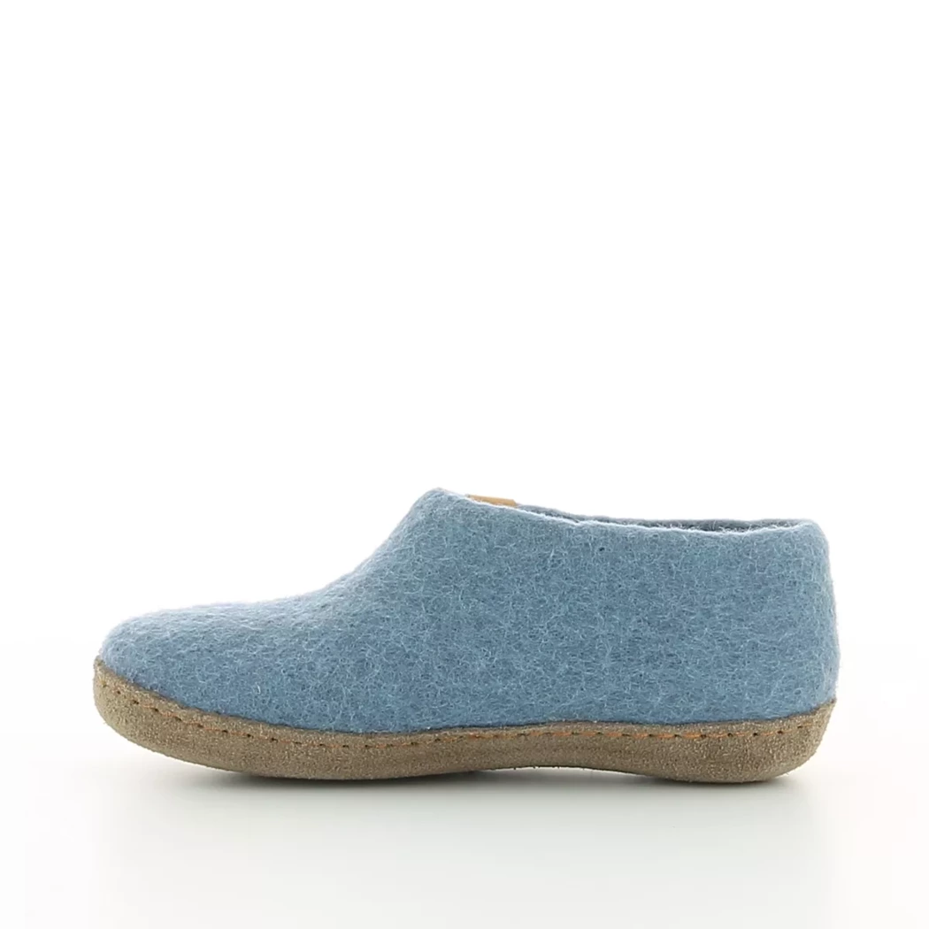 Image (4) de la chaussures Wool - Pantoufles et Chaussons Bleu en Laine