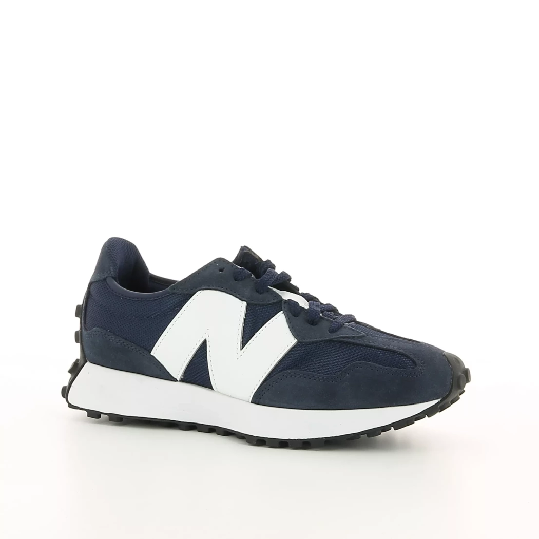 Image (1) de la chaussures New Balance - Baskets Bleu en Cuir nubuck