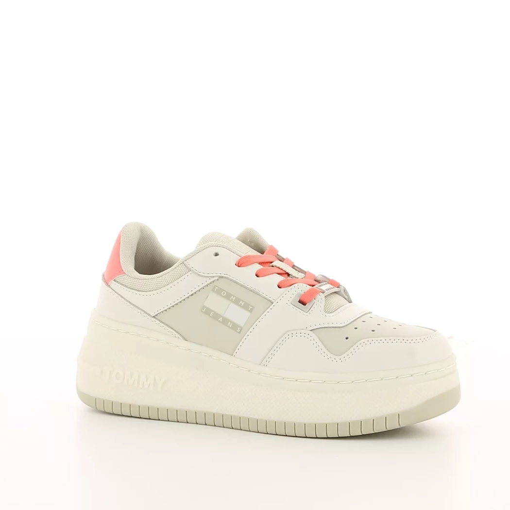 Image (1) de la chaussures Tommy jeans - Baskets Blanc en Cuir