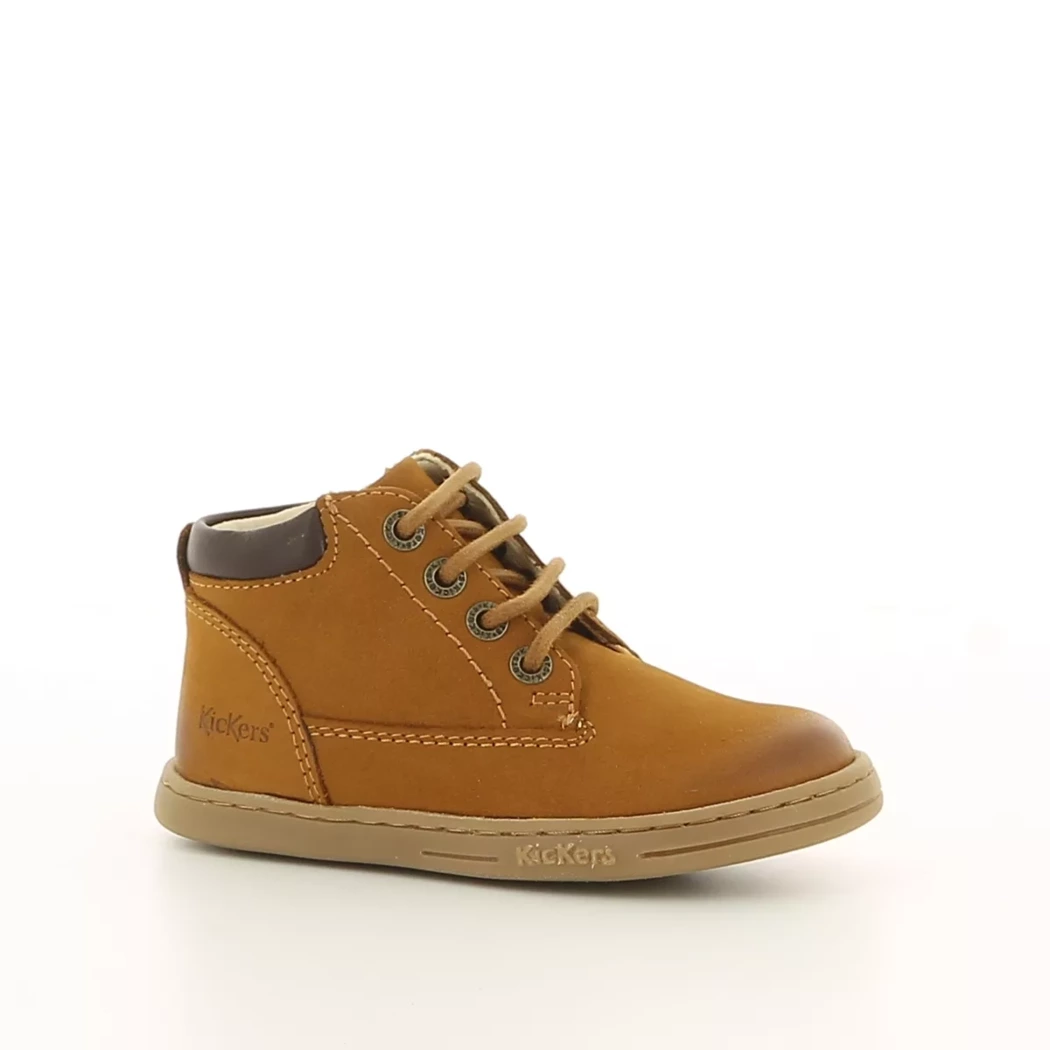 Image (1) de la chaussures Kickers - Bottines Cuir naturel / Cognac en Cuir nubuck