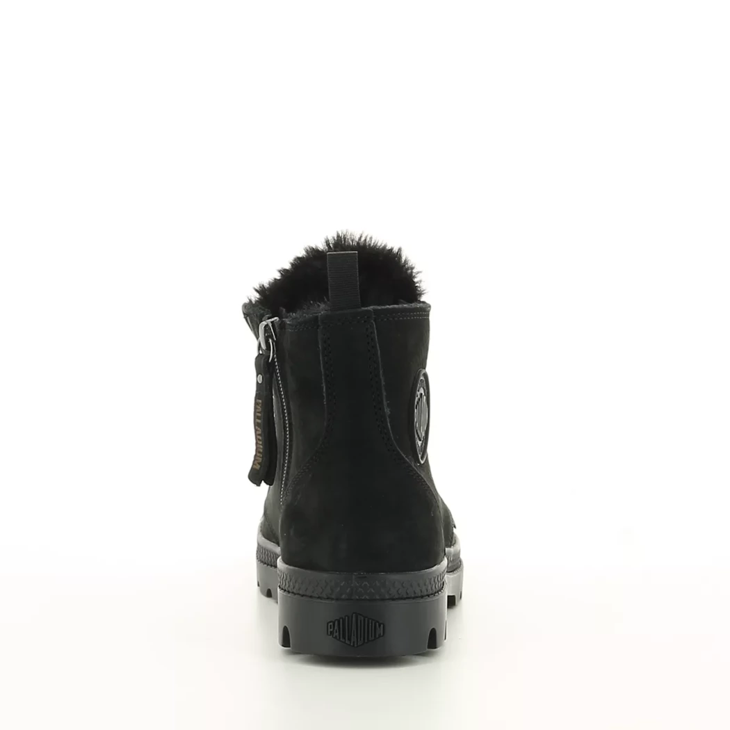 Image (3) de la chaussures Palladium - Bottines Noir en Cuir nubuck