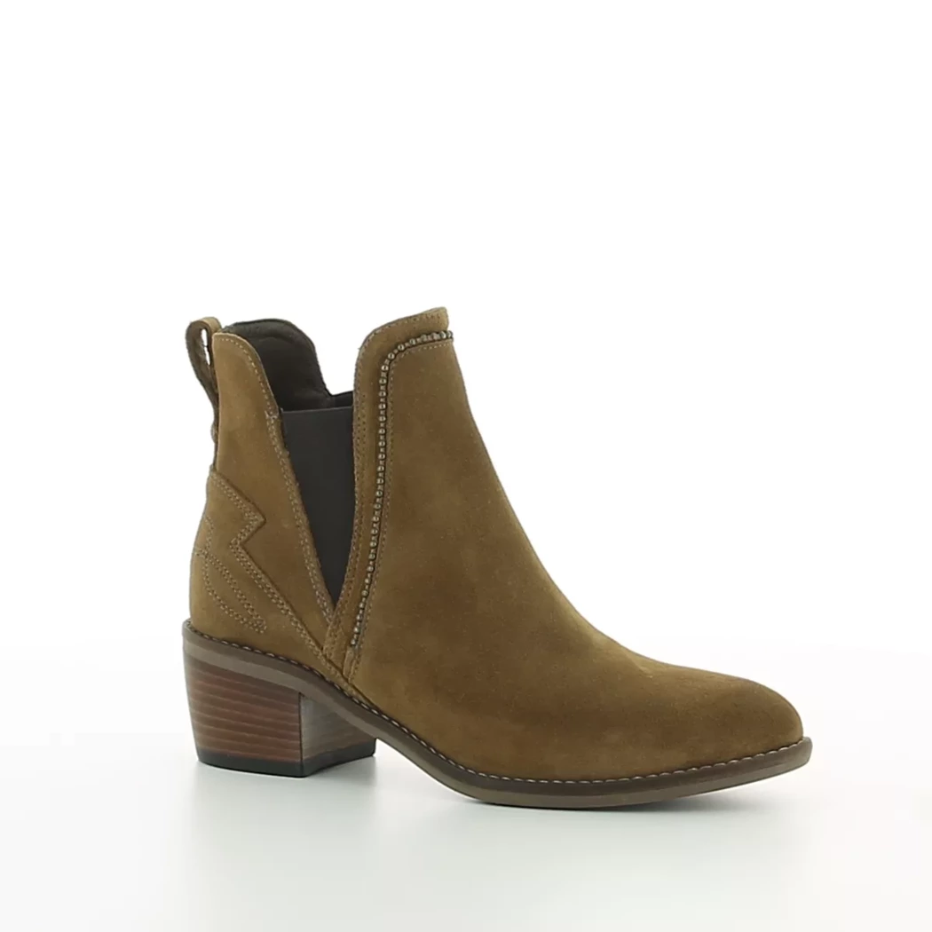 Image (1) de la chaussures Nero Giardini - Boots Cuir naturel / Cognac en Cuir nubuck