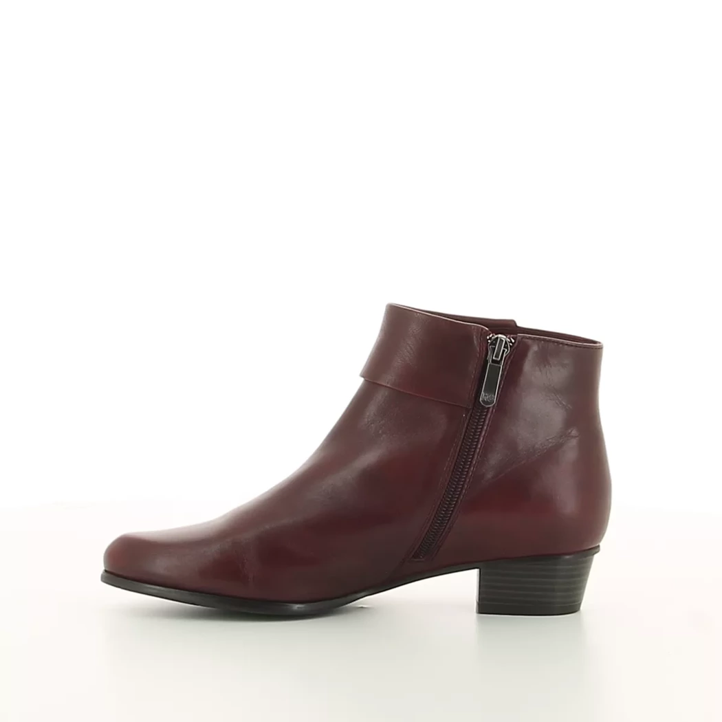 Image (4) de la chaussures Regarde le ciel - Boots Bordeaux en Cuir