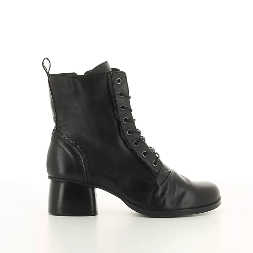 Image (2) de la chaussures Miz Mooz - Bottines Noir en Cuir