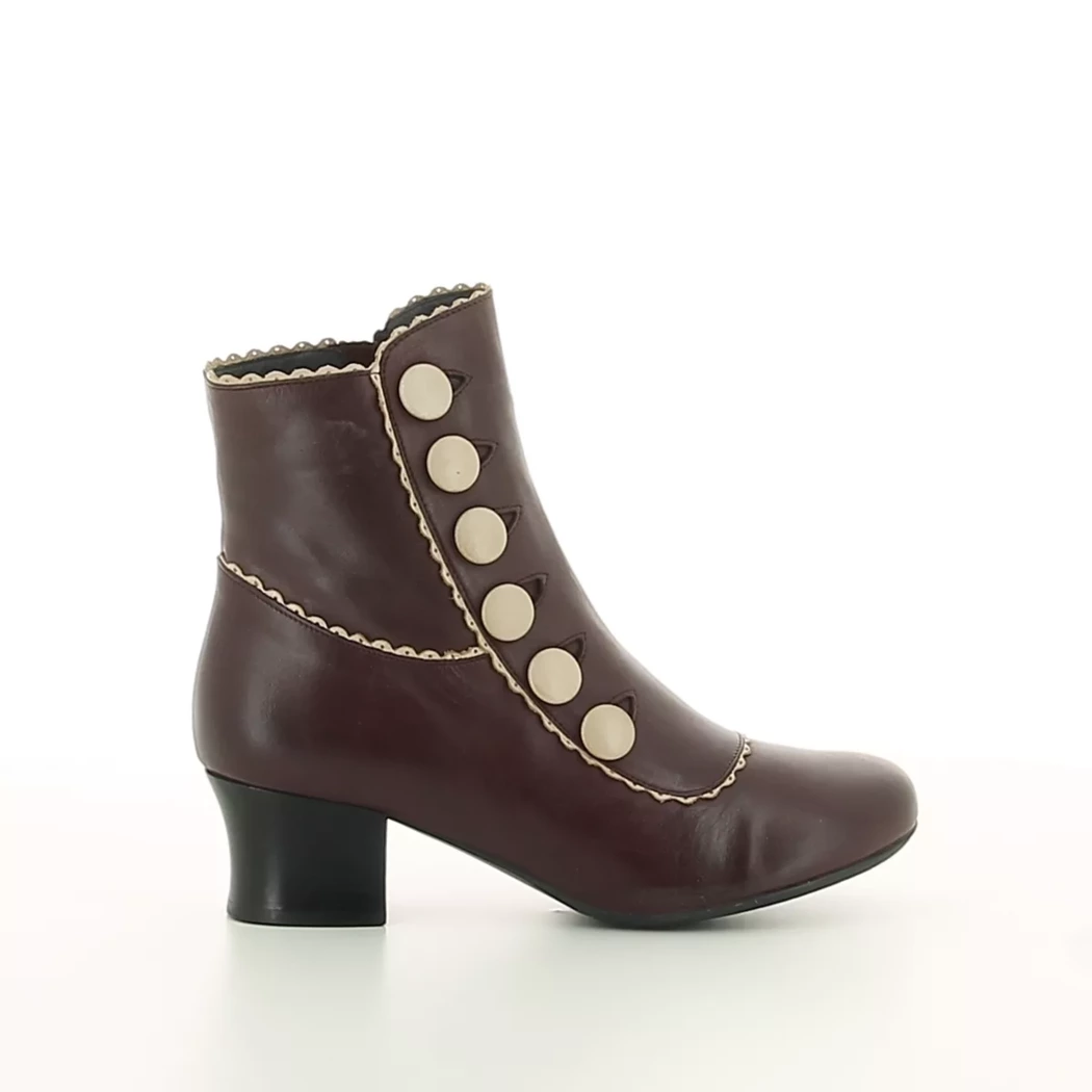 Image (2) de la chaussures Miz Mooz - Boots Bordeaux en Cuir