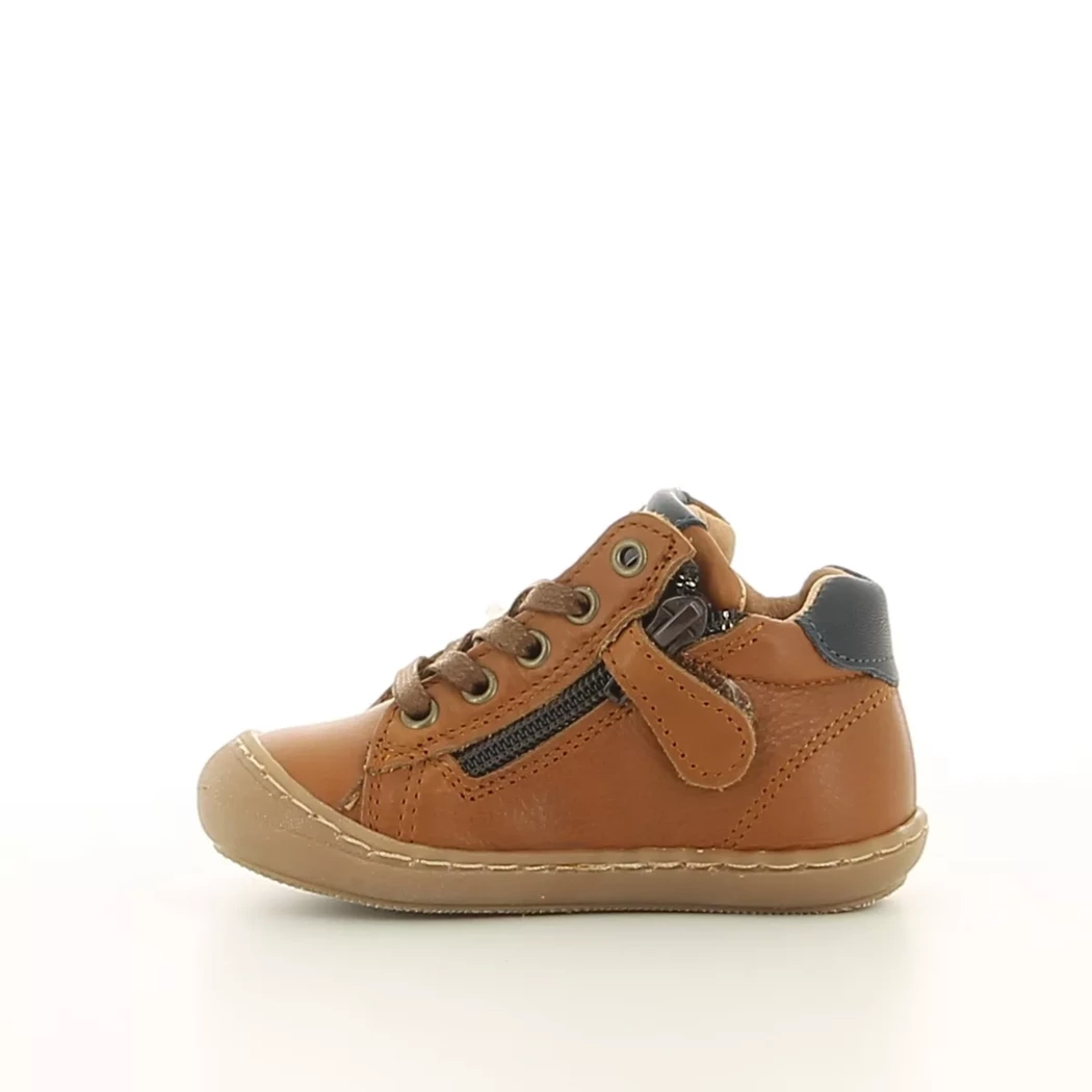 Image (4) de la chaussures Norvik - Bottines Cuir naturel / Cognac en Cuir