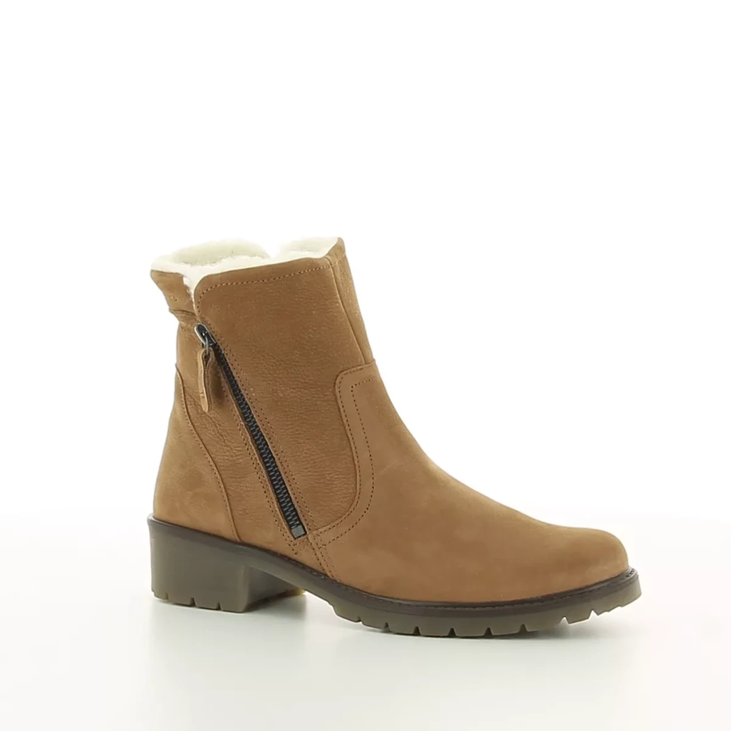 Image (1) de la chaussures Sens - Boots Cuir naturel / Cognac en Cuir nubuck