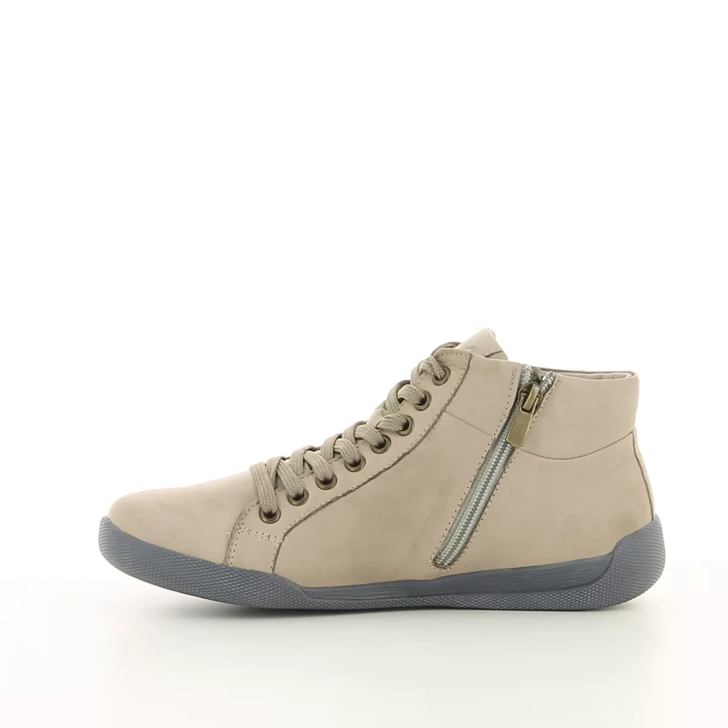 Image (4) de la chaussures Andrea Conti - Bottines Taupe en Cuir