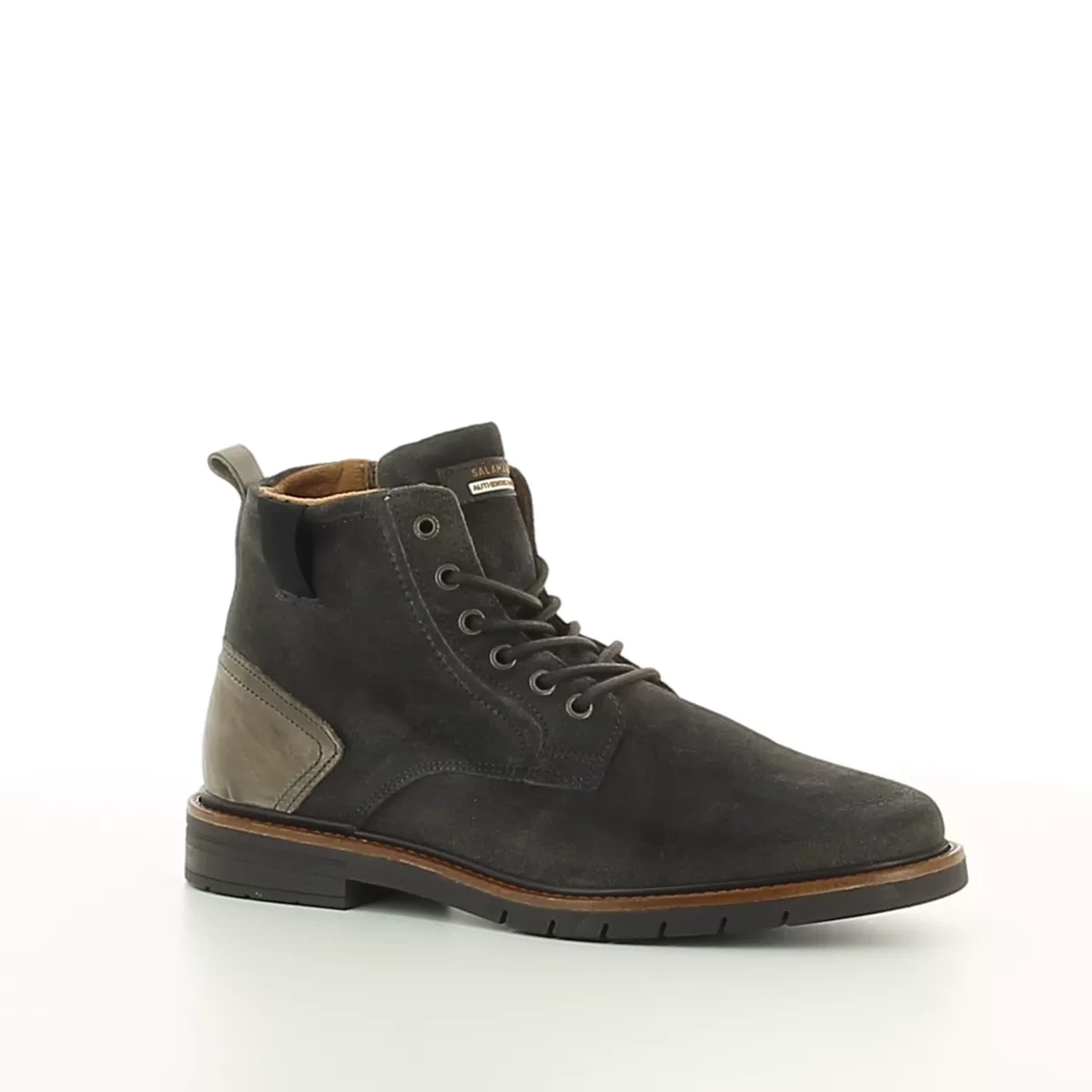 Image (1) de la chaussures Salamander - Bottines Gris en Cuir nubuck