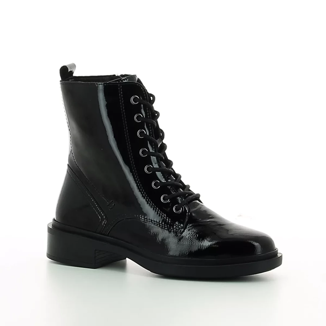 Image (1) de la chaussures Poelman - Bottines Noir en Cuir vernis