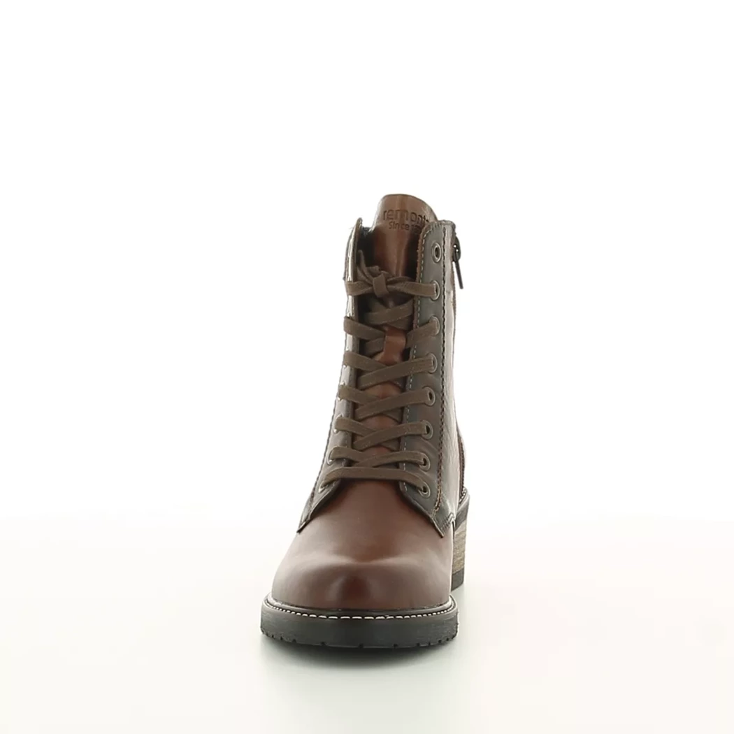 Image (5) de la chaussures Remonte - Bottines Cuir naturel / Cognac en Cuir