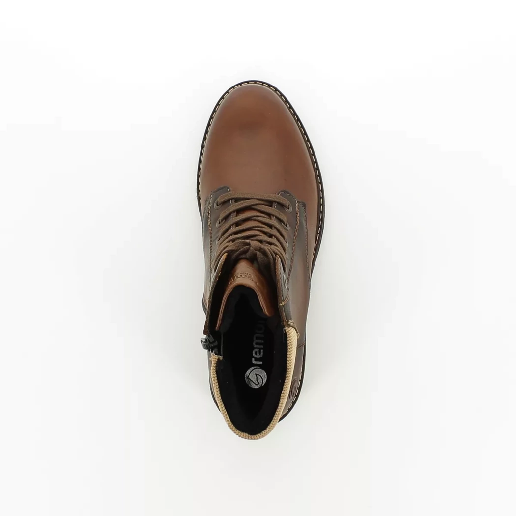 Image (6) de la chaussures Remonte - Bottines Cuir naturel / Cognac en Cuir