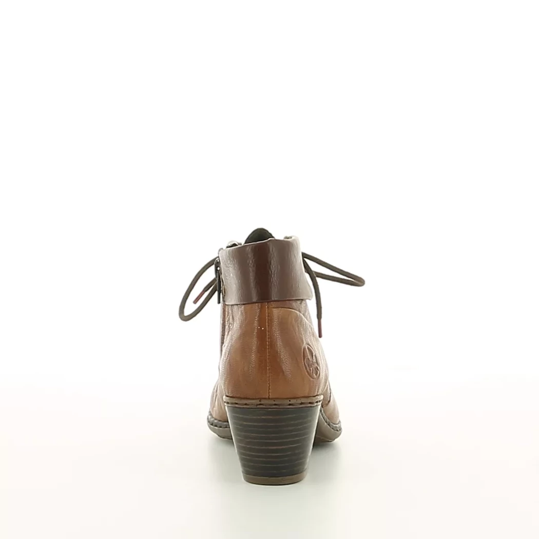 Image (3) de la chaussures Rieker - Bottines Cuir naturel / Cognac en Cuir