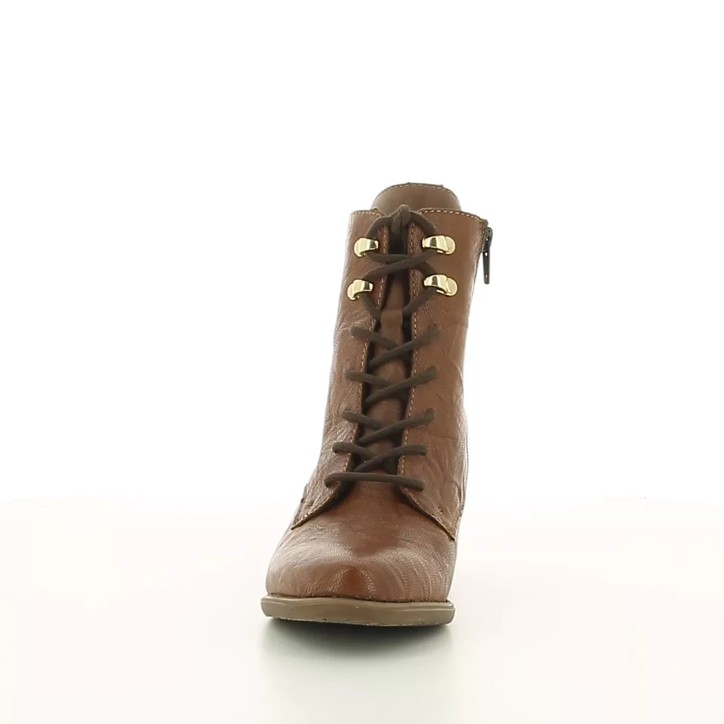 Image (5) de la chaussures Rieker - Bottines Cuir naturel / Cognac en Cuir