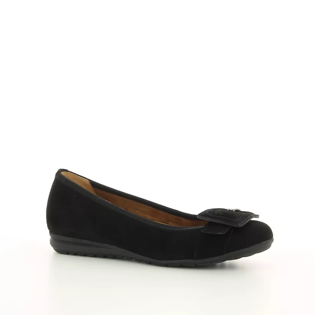 Image (1) de la chaussures Gabor - Ballerines Noir en Cuir nubuck