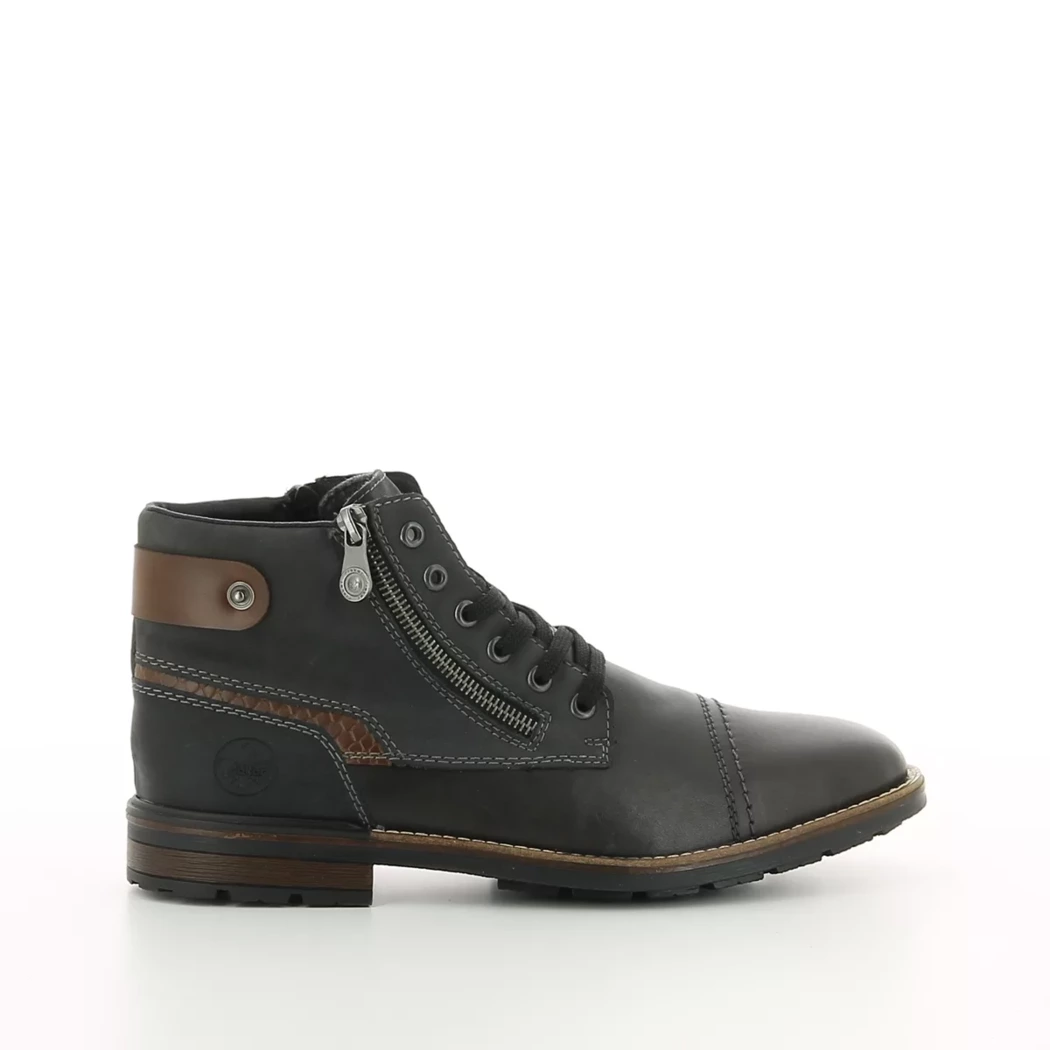 Image (2) de la chaussures Rieker - Bottines Gris en Cuir