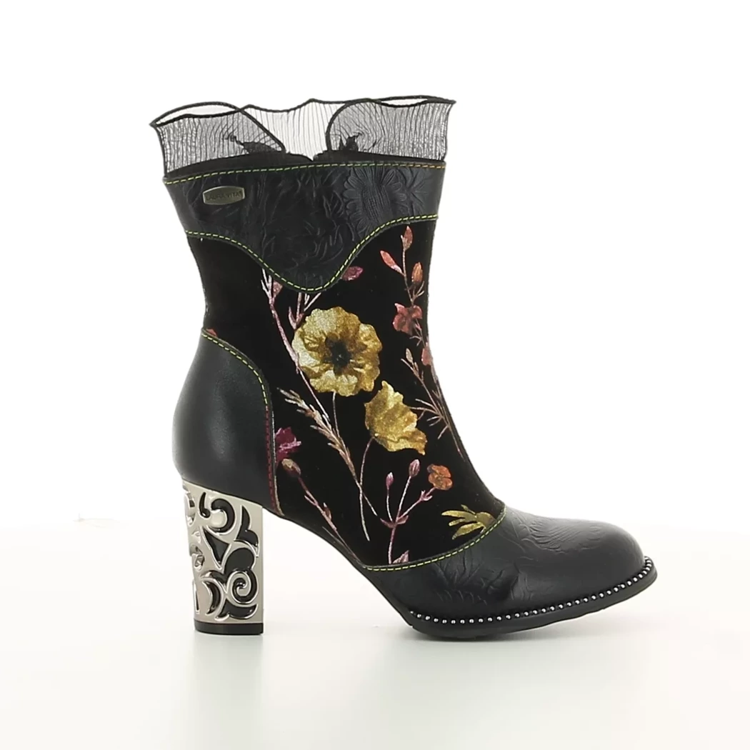 Image (2) de la chaussures Laura Vita - Boots Noir en Cuir