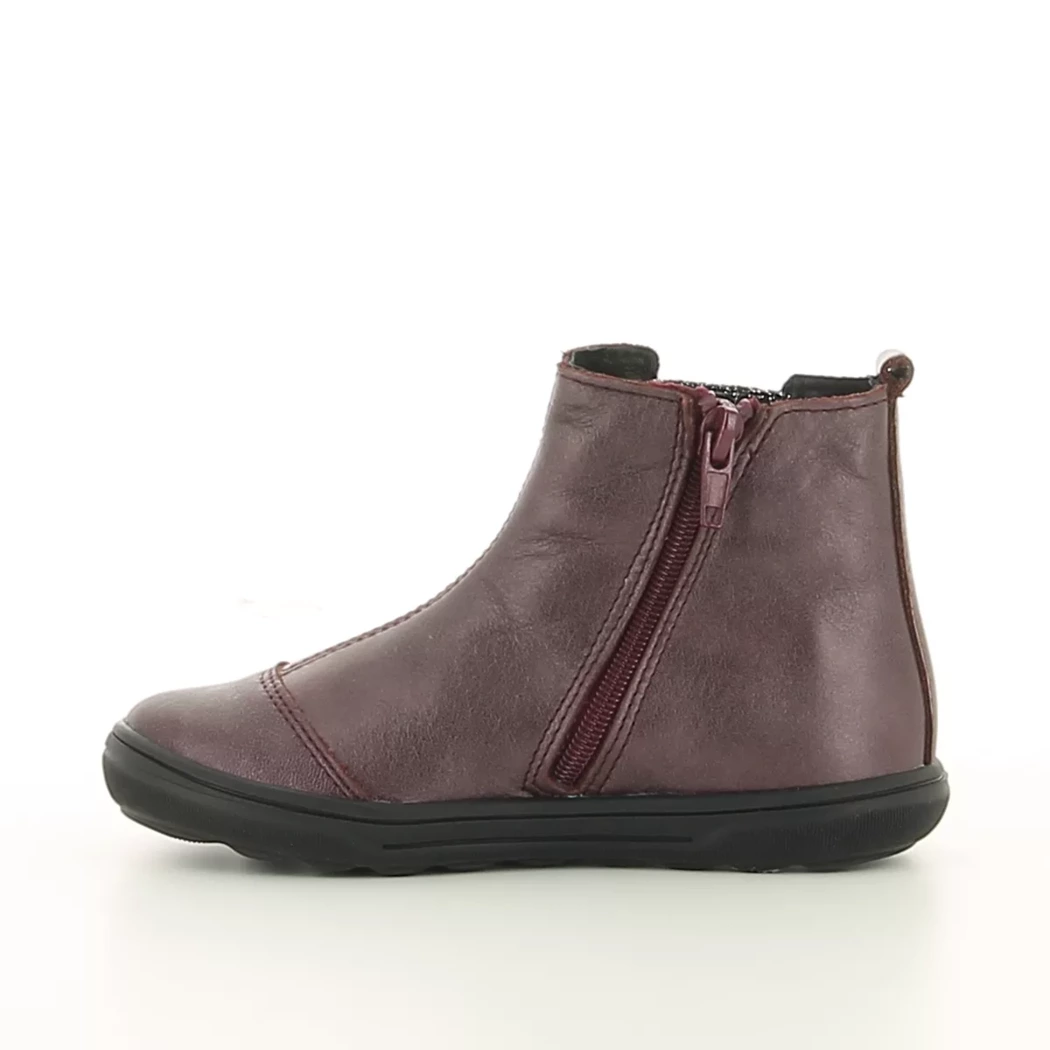 Image (4) de la chaussures Bopy - Boots Bordeaux en Cuir